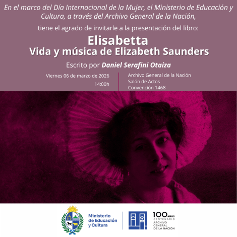 Presentación del libro "ELISABETTA, vida y música de Elizabeth Saunders"