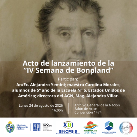 Acto lanzamiento de la “IV SEMANA DE BONPLAND”