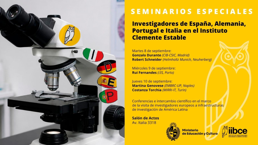 Seminarios internacionales en el Instituto Clemente Estable