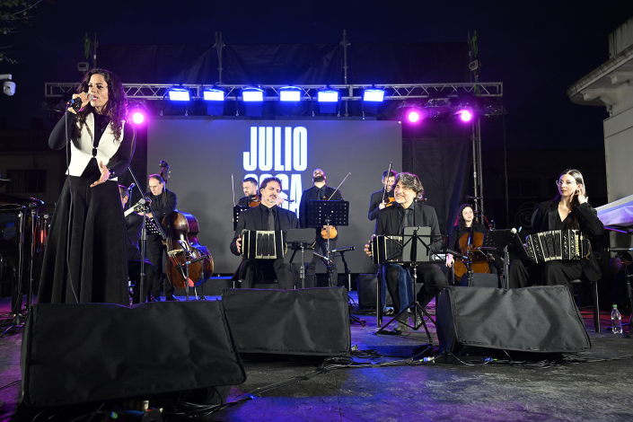 Maia Castro, en la celebración de los 100 años de Julio Sosa 