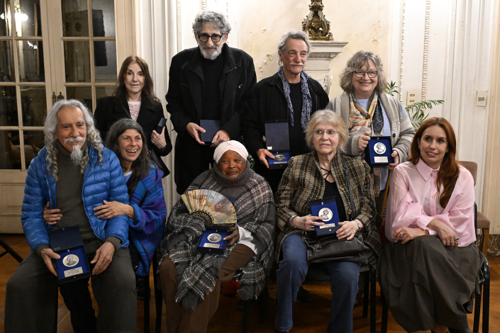 Ocho referentes del arte y la cultura tuvieron su reconocimiento con la medalla Delmira Agustini