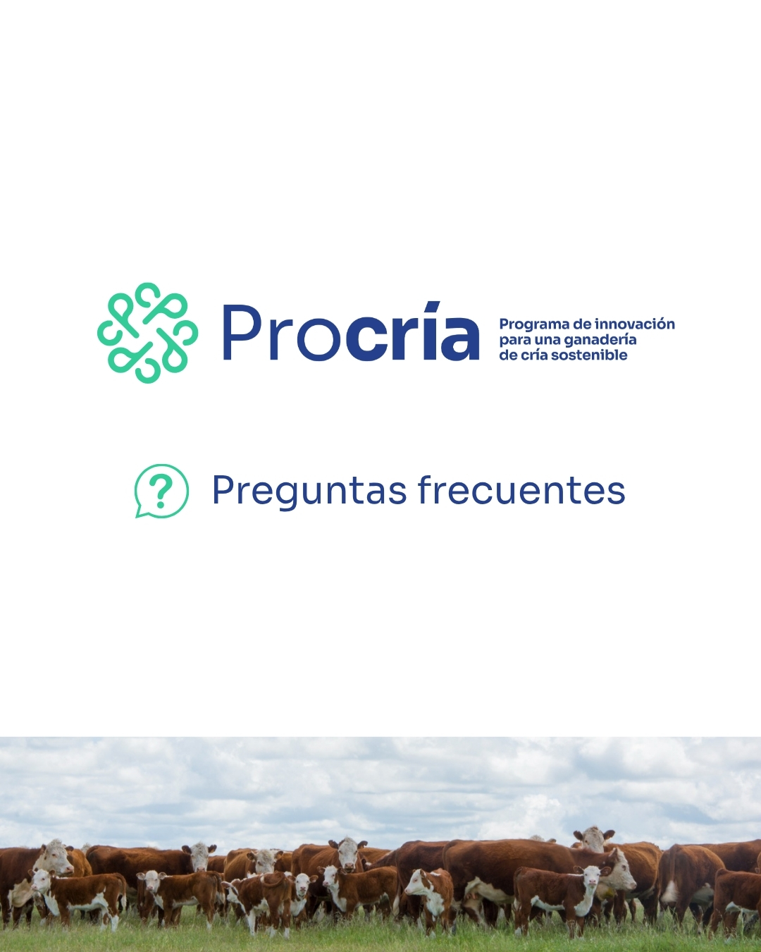 PROCRÍA -Preguntas frecuentes