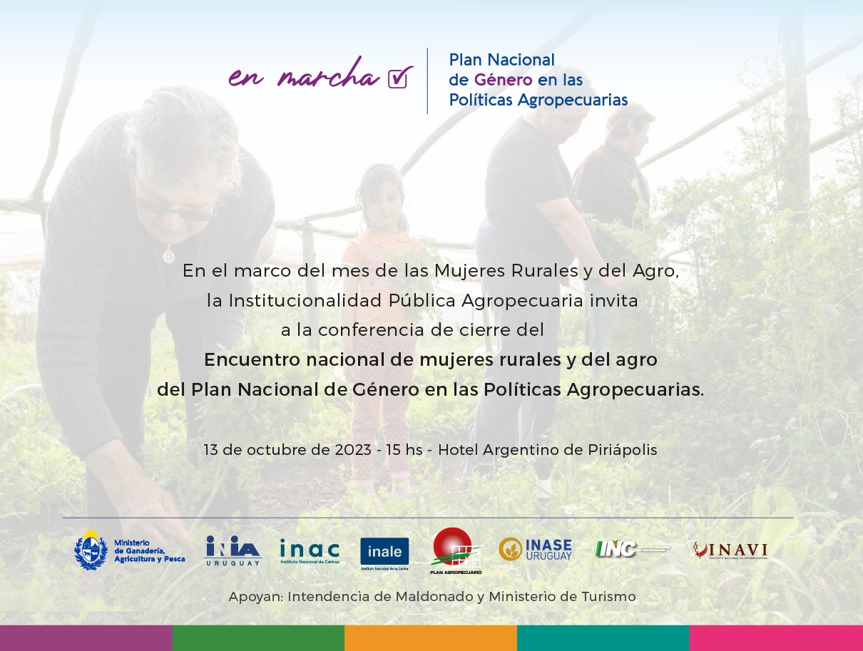 Invitación del Día Internacional de las Mujeres Rurales