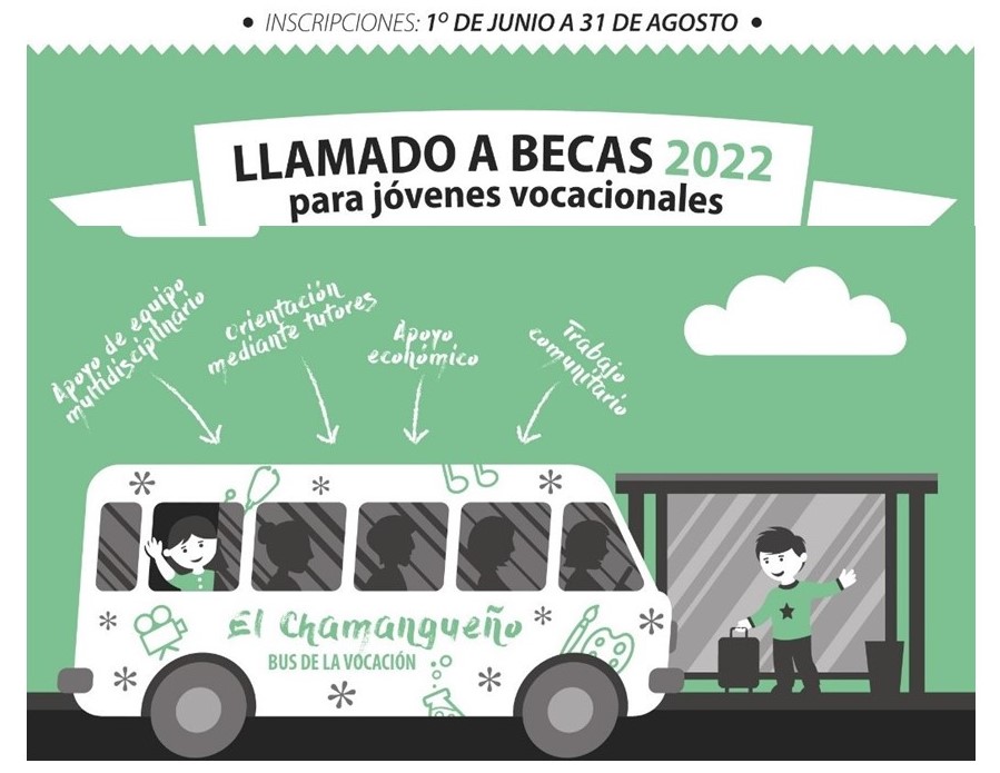 Afiche becas 2022 chamangá ""