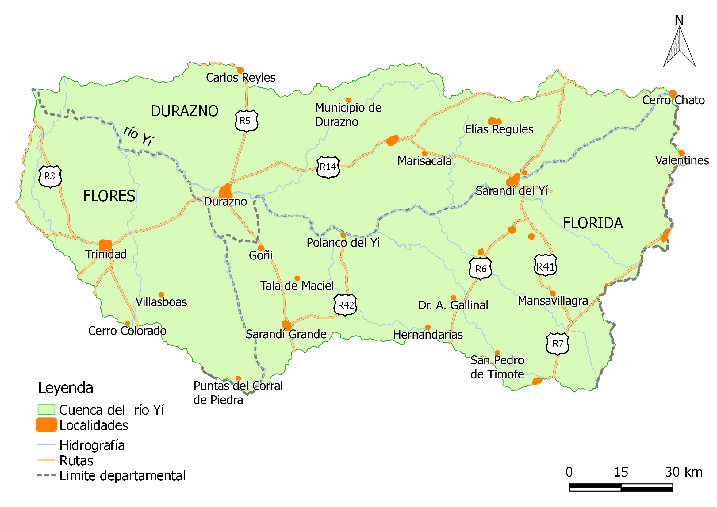 Cuenca YI Localidades