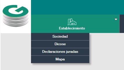 Menú Establecimiento
