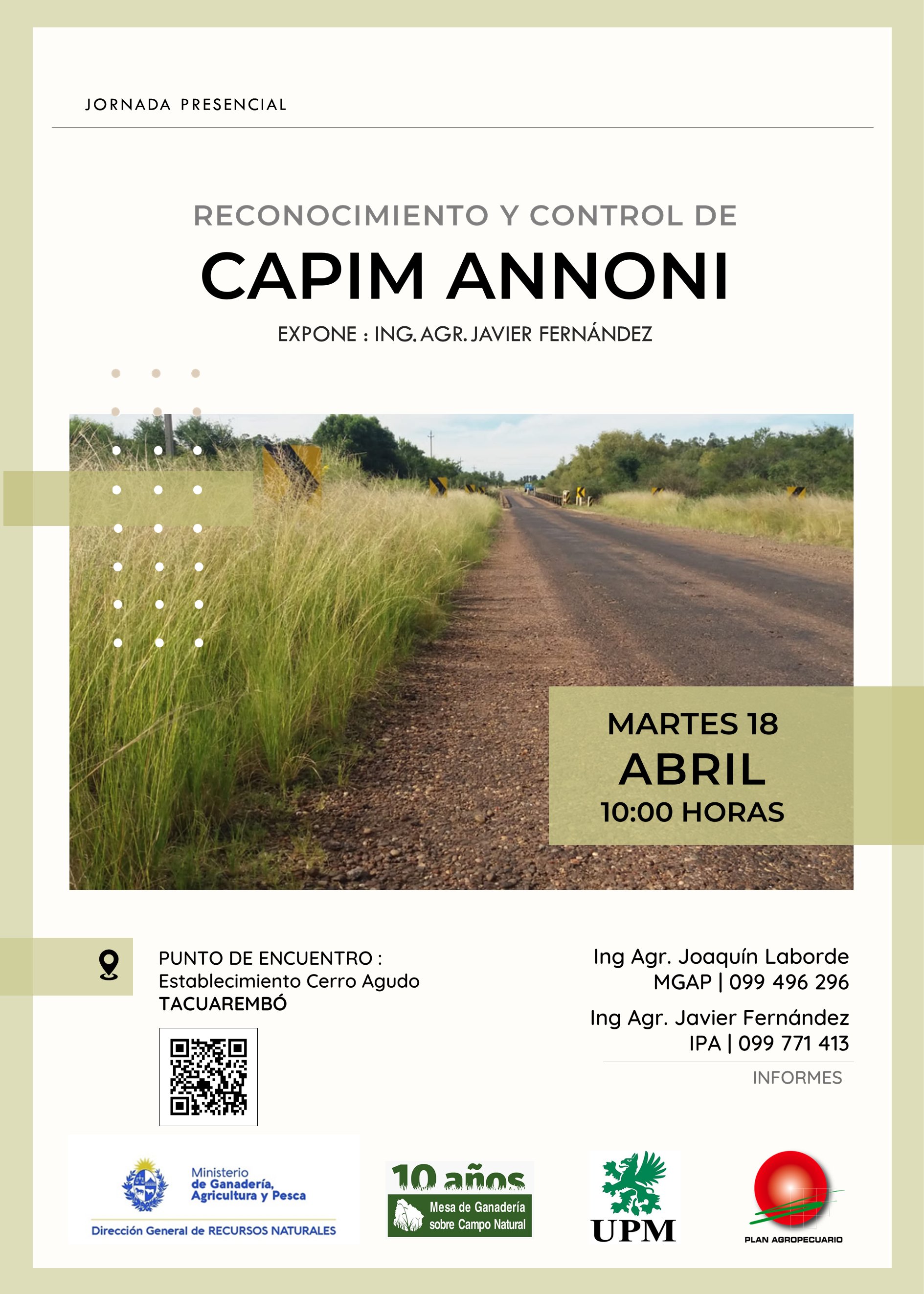 Jornada: Reocnocimiento y control de Capim Annoni"