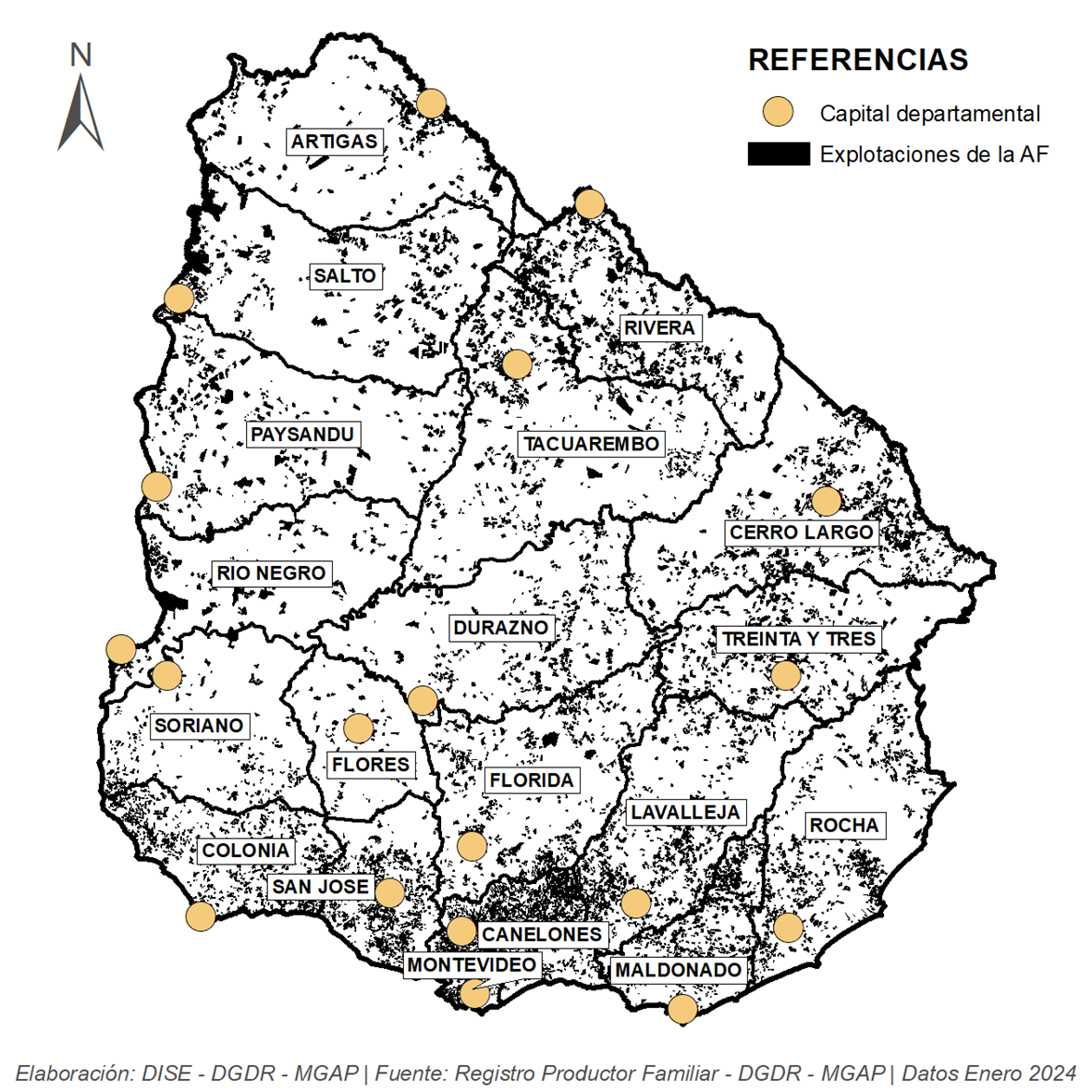 explotaciones de la AF