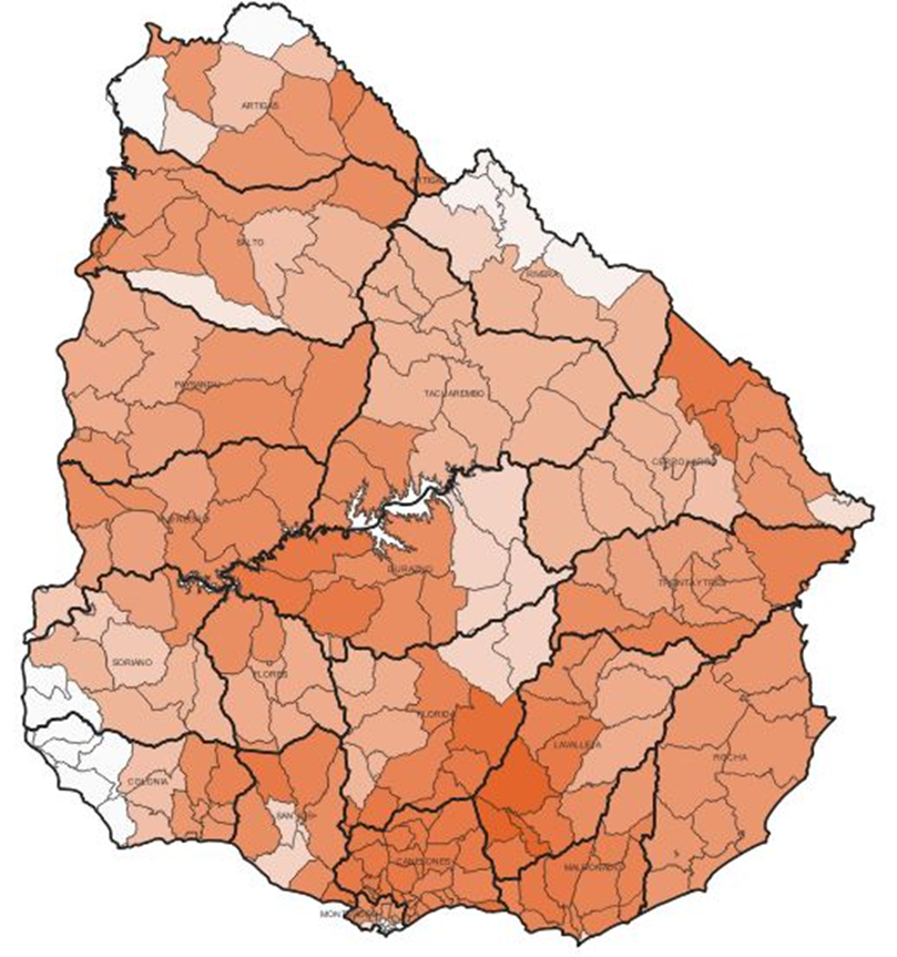 mapa zonas vulnerables
