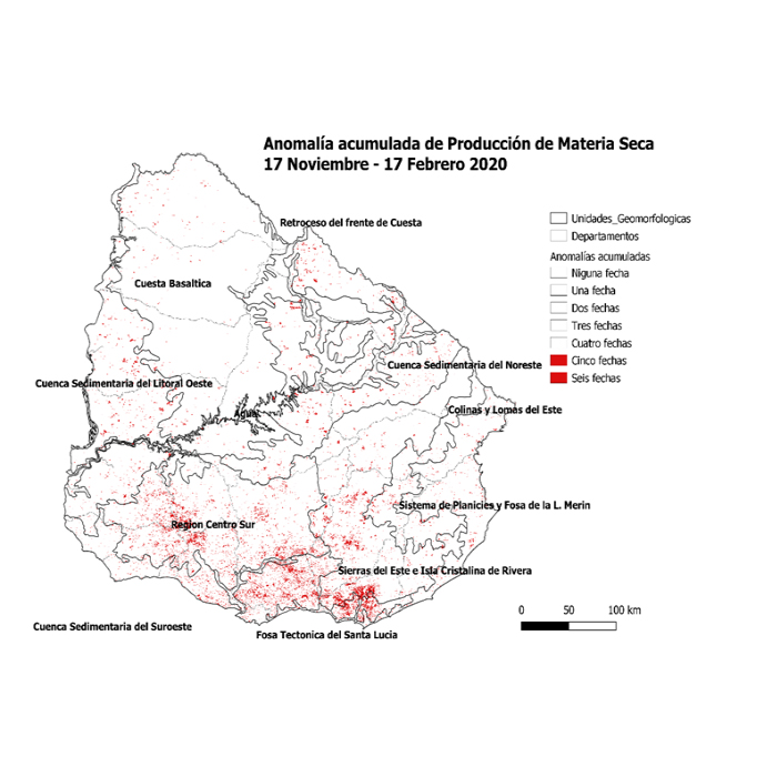 Mapas de anomalías acumuladas