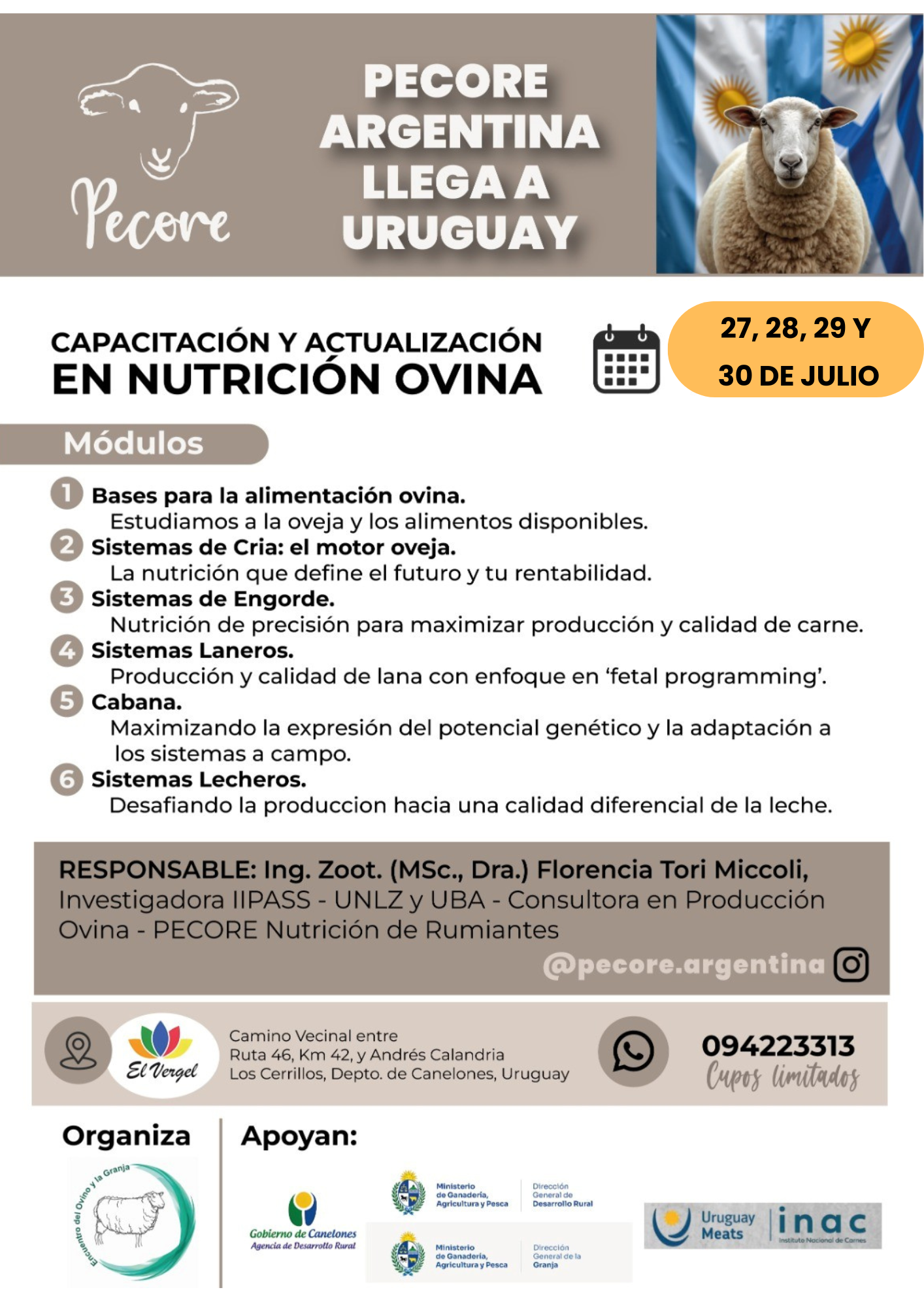 FLYER CURSO OVEJAS