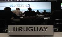 Cop25 Chile-Madrid Cartel de uruguay en la Cop25