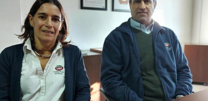 Autoridades de URF, Gerente General, Ing. Agr. Alejandro López e Ing. Elena LoacesAgr.