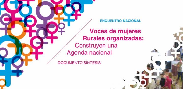 Portada agenda de mujeres rurales Portada agenda de mujeres rurales