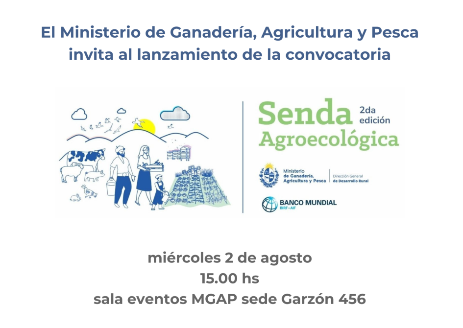 invitación lanzamiento Senda Agroecológica 2da edición