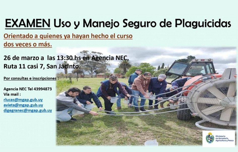 Curso de Uso y Manejo Seguro de Fitosanitario - NEC