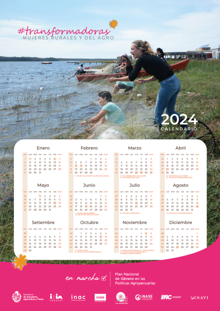 Afiche campaña 2023-2024 Afiche campaña #Transformadoras - Calendario