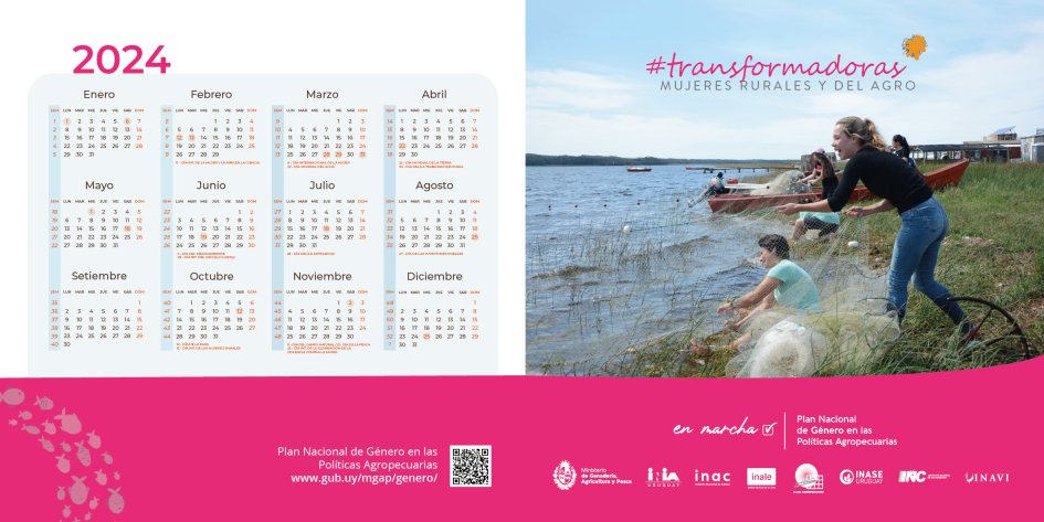 Folleto campaña 2023-2024 Folleto campaña #Transformadoras - Calendario