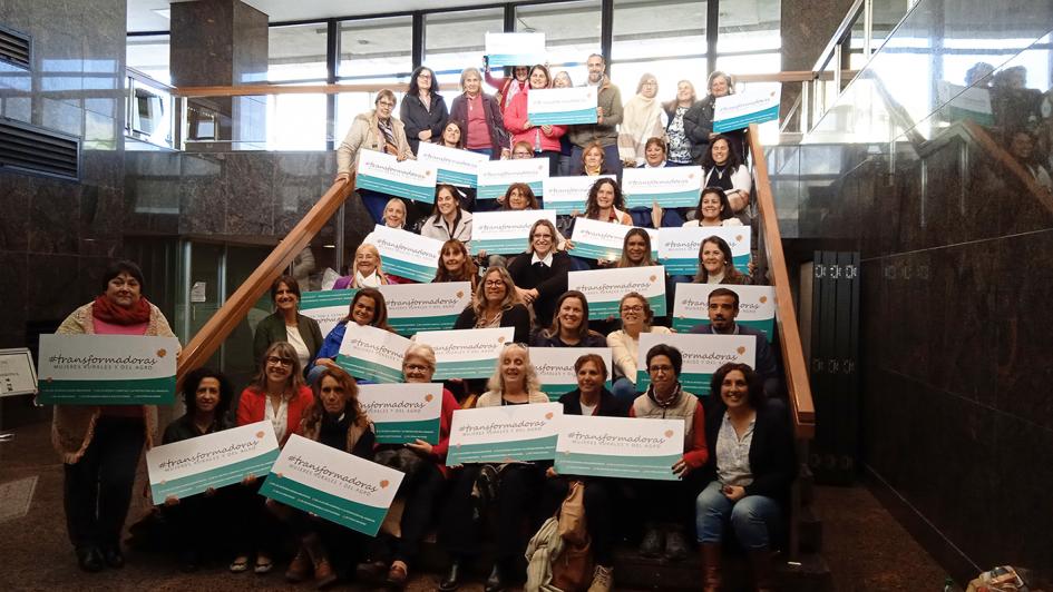 Participando de la campaña #transdormadoras Encuentro Mujeres de las MDR y mujeres de la Comisión de Seguimiento del PNG Agro