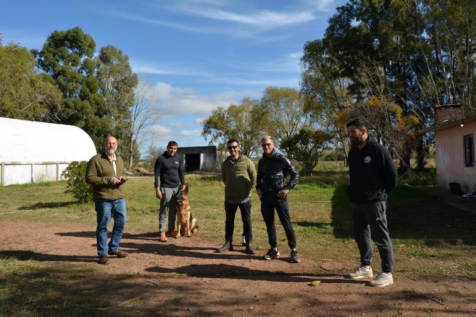 visita a predio de Guido Piñeiro de Galuwer