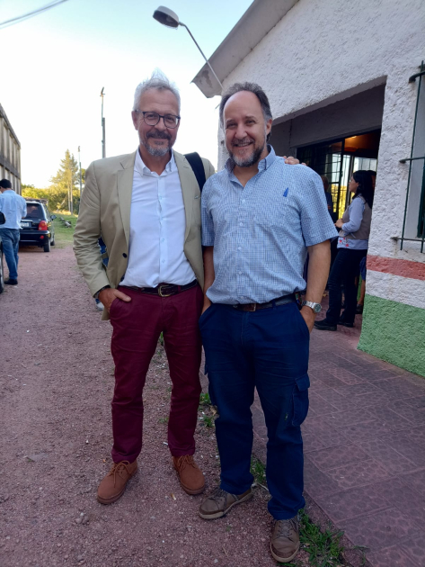 Subsecretario Briozzo y director Isola Subsecretario Briozzo y director Isola