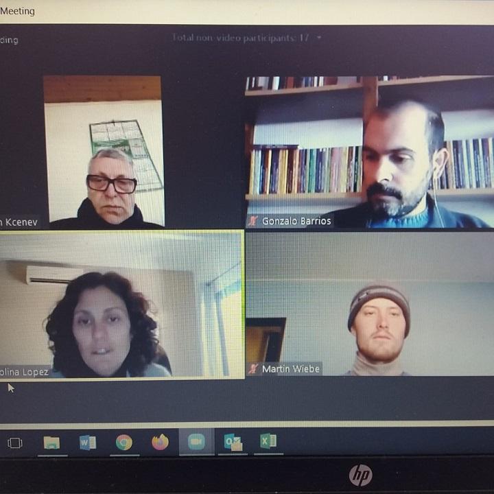 Delegados institucionales interactuan via zoom Delegados institucionales interactuan via zoom