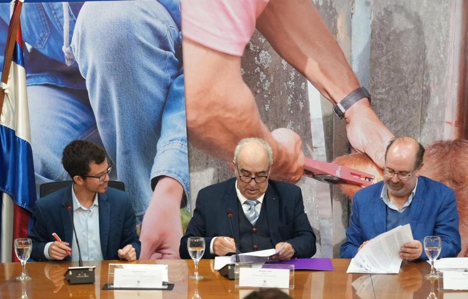 Firma del acuerdo entre MGAP, INIA, ANII e INAC Firma del acuerdo entre MGAP, INIA, ANII e INAC