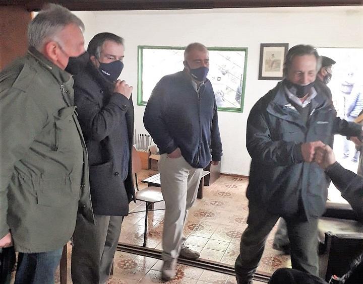 Llegada del Ministro a RIvera Llegada del Ministro a RIvera
