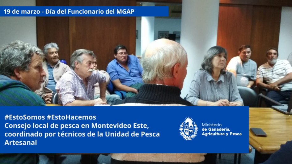 Funcionarios/as del MGAP en plena tarea Funcionarios/as del MGAP en plena tarea