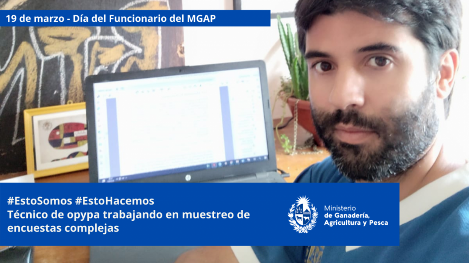 Funcionarios/as del MGAP en plena tarea Funcionarios/as del MGAP en plena tarea