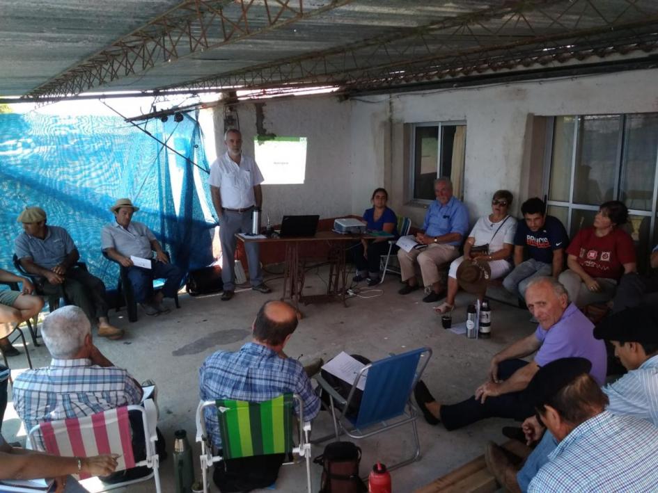 Reunión de Mesa de Desarrollo Rural de Ruta 7 Sur marzo 2020 MDR RUTA 7 Sur