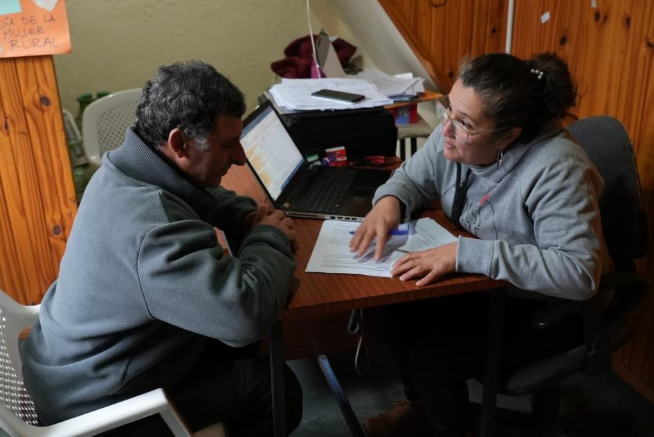 Entrega de ración Entrega de ración