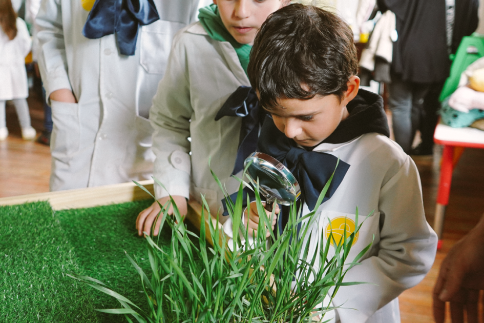 Estudiantes de la escuela nº 3 de Agraciada