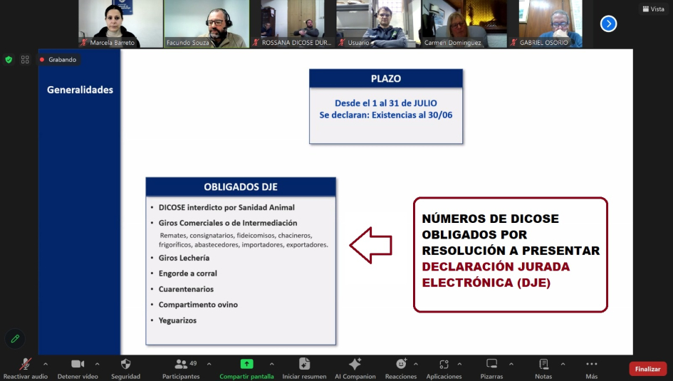 Charla con coordinadores