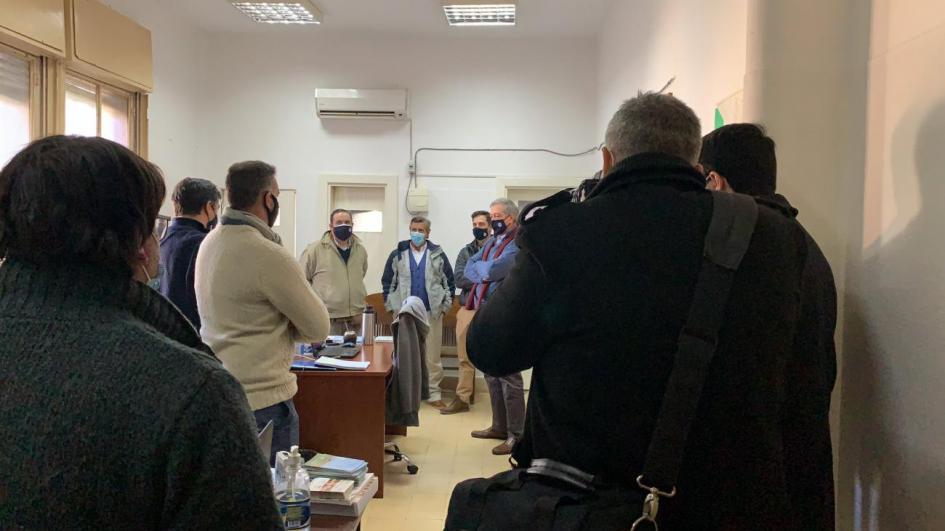 Visita a funcionarios de la oficina zonal Visita a funcionarios de la oficina zonal