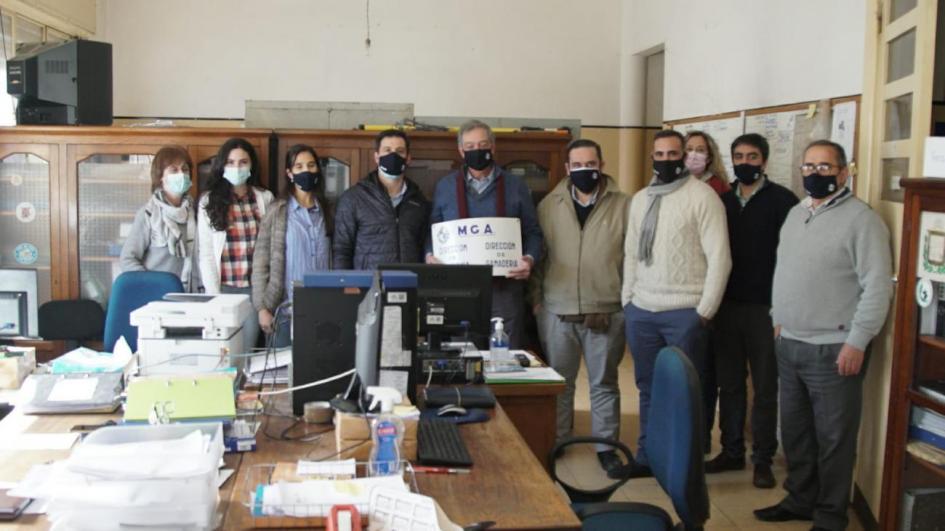Visita a funcionarios de la oficina zonal Visita a funcionarios de la oficina zonal