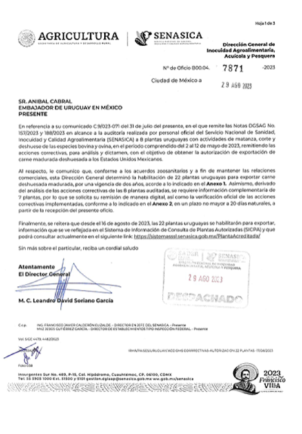 Publicación de México Publicación de México