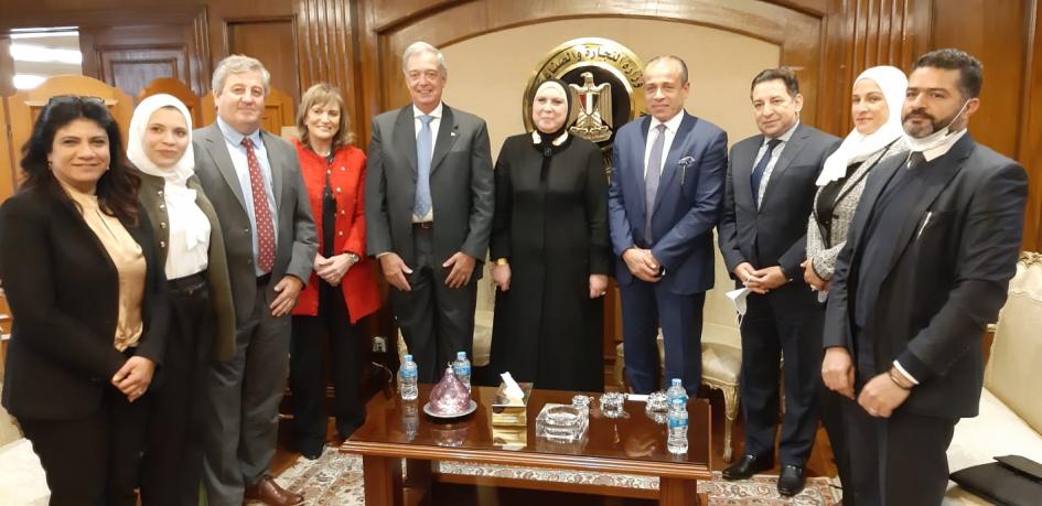 Reunión con autoridades de Egipto Reunión con autoridades de Egipto