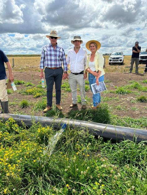 “Riego por fajas en pasturas"