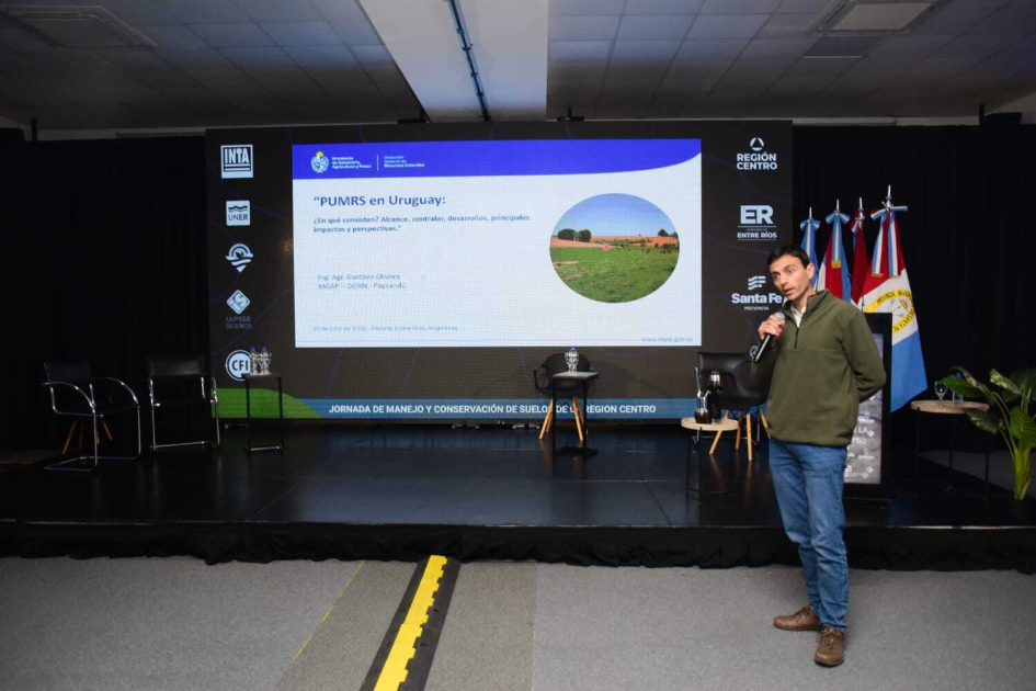 Gustavo Olivera en Jornada Conservación de suelos