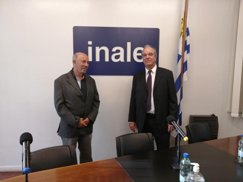 Actual y ex presidente de Inale Actual y ex presidente de Inale