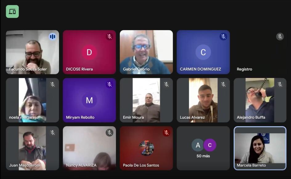 Participantes de la capacitación Participantes de la capacitación