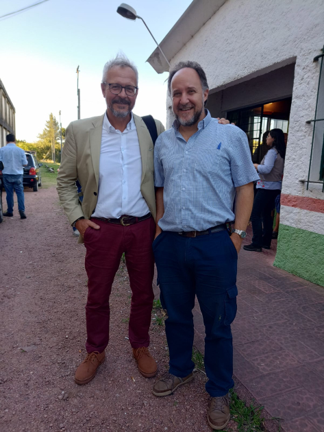 Dr. Leonel Briozzo e Ing. Agr. Gabriel Isola