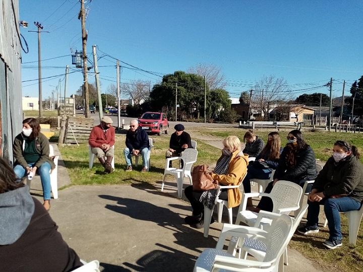 Participantes a cielo abierto