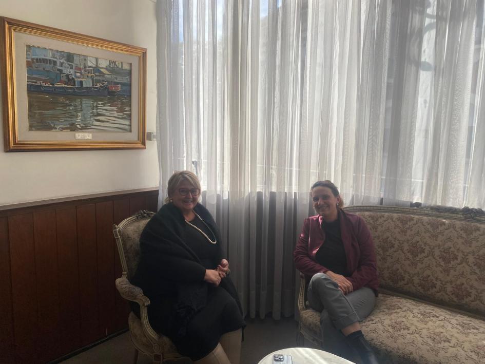 Ministra de Defensa y Directora de DINARA Ministra de Defensa y Directora de DINARA