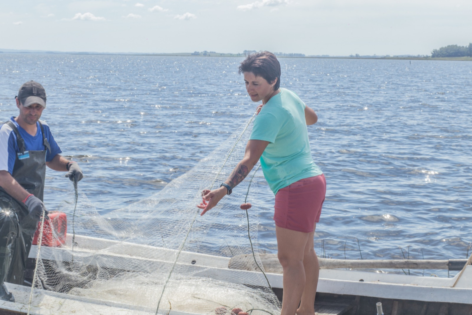 Mujeres de la pesca