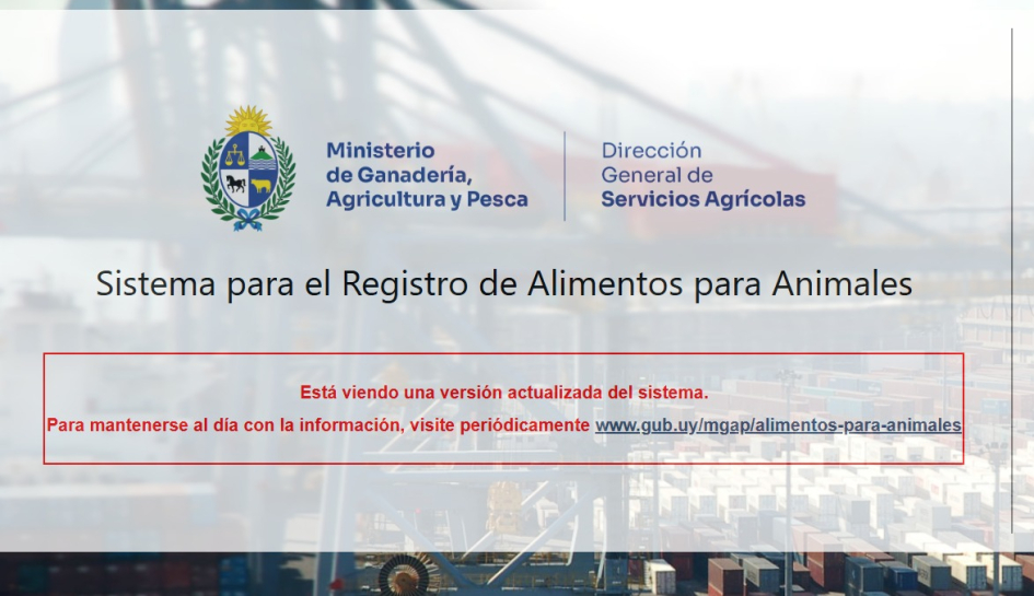 Sistema de Registros de Alimentos Sistema de Registros de Alimentos
