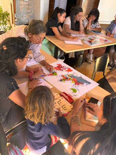 Actividad en el marco del 8M