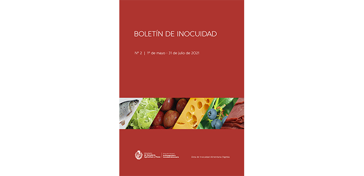 Tapa Boletín de Inocuidad Nº2 May-Jul|2021 Tapa Boletín de Inocuidad Nº2 May-Jul|2021