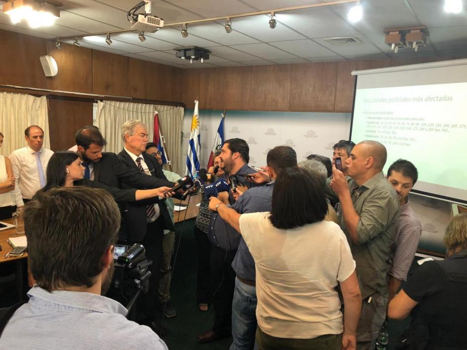 Rueda de prensa por emergencia agropecuaria